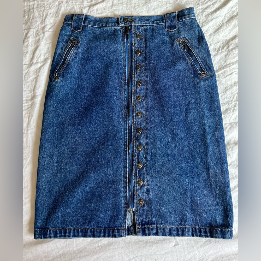 Vintage Marina denim skirt size XL
